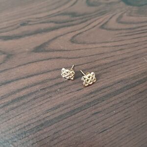 Rose Gold 9Ct Celtic Style Stud Earrings